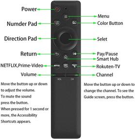 img 2 attached to Enhanced Universal Remote Control for Samsung Smart TVs - LCD LED UHD QLED 4K HDR with Netflix & Prime Video Buttons