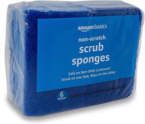 img 3 attached to 🧽 Non-Scratch Sponges by Amazon Basics - 6-Pack for Gentle Cleaning