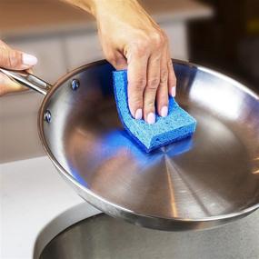 img 2 attached to 🧽 Non-Scratch Sponges by Amazon Basics - 6-Pack for Gentle Cleaning