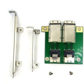 img 3 attached to 🔌 Адаптер CableDeconn Dual Mini SAS SFF-8088 к SAS36P SFF-8087 с PCI-кронштейном