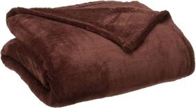 img 2 attached to Stay Cozy and Warm with the Northpoint Hotel Collection Therma Plush Blanket in King Size, Chocolate