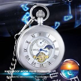 img 3 attached to Waterproof Tourbillon Automatic Mechanical Watch by OGLE