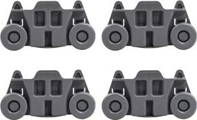 img 4 attached to Set of 4 W10195416V Lower Dishwasher Wheels Replacement - Compatible with Maytag, Whirlpool, Kenmore - Dishwasher Lower Dishrack Wheel Replacements - Replace Parts 4245021, W10195416V, W10195416VP, W10195418