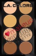 l.a. colors i heart makeup contour palette review: discover the perfect light to medium shade, 1.04 ounce logo