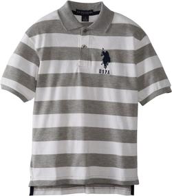 img 1 attached to 👕 Джерси, футболки и рубашки с полосами U.S. Polo Assn. для мальчиков