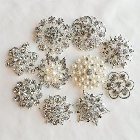 img 2 attached to Sparkle up your Sewing with Assorted Rhinestone Buttons Embellishment BT165