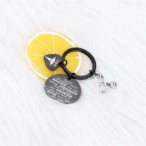 img 2 attached to 🎁 BAUNA CNA Keychain: Nursing Assistant Gift & Inspiring Jewelry for Medical Students
