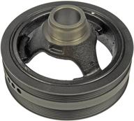 dorman 594-209 engine harmonic balancer for specific model compatibility, black logo