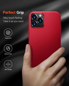 img 2 attached to ✨ TORRAS Slim Fit Compatible for iPhone 12 Pro Max Case: Ultra-Thin [2nd Gen] Lightweight Full Protection Hard PC Cover for iPhone 12 Pro Max Phone - Real Red [6.7 inch], Comfortable Grip Included