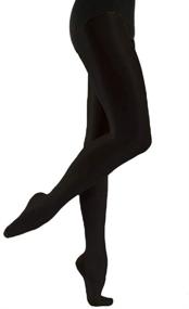 img 1 attached to 🧦 Capezio Girls Shimmery Footed 8-10 Socks & Tights - Girls' Clothing