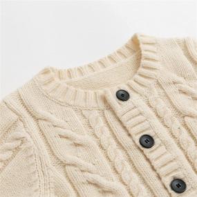 img 2 attached to 👕 Curipeer Apricot Cardigan Sweaters Boys' Clothing and Sweaters (Ages 5-6)