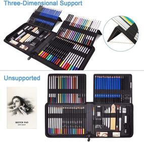 img 2 attached to Разрешите перевести название этого продукта на русский язык: "Rapify 84pcs Art Supplies Drawing Kit - Набор разнообразных карандашей для начинающих и профессиональных художников - Идеальный подарок для подростков и взрослых".