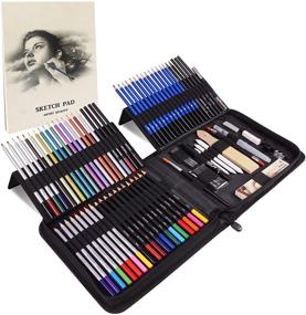 img 4 attached to Разрешите перевести название этого продукта на русский язык: "Rapify 84pcs Art Supplies Drawing Kit - Набор разнообразных карандашей для начинающих и профессиональных художников - Идеальный подарок для подростков и взрослых".