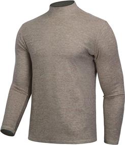 img 4 attached to Zengjo Mock Thermal Shirts Heather Sports & Fitness in Other Sports