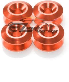 img 2 attached to 🧡 EZAUTOWRAP Quick Release Fasteners for Cars - Orange Bumpers, Trunk, Fenders, and Hatch Lids Kit