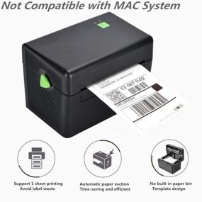 img 3 attached to 🖨️ BESTEASY High-Speed 4"x6" Direct Thermal Printer – Compatible with Etsy, Ebay, Amazon – Barcode and Label Printer – Not Compatible with MAC System