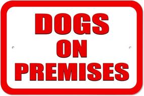 img 1 attached to 🐶 15cm Plastic Dog Premises Sign