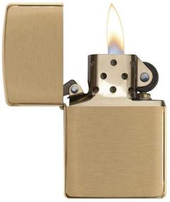 img 2 attached to 🔥 Optimized Zippo Brass Pocket Lighters