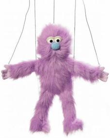 img 2 attached to Purple Monster Marionette String Puppet