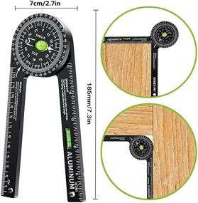 img 3 attached to Protractor Aluminum Precision Carpenters Plumbers
