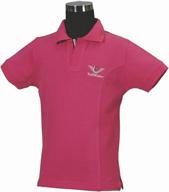 tuffrider girl's polo shirt: stylish and durable polo for young equestrians логотип