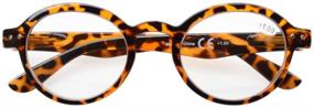 img 3 attached to 👓 Eyekepper 5-Pack Spring Hinges Round Retro Reading Glasses Inc Sunshine Readers +1.00: Experience Style and Clarity with our High-Quality Eyewear Collection