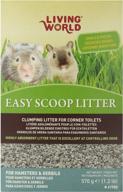 🐹 convenience and cleanliness with living world hamsters/gerbils easy scoop litter - 1.2-pound logo