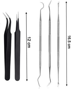 img 3 attached to Silhouettes Lettering Tweezers Scrapbooking Splicing