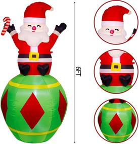 img 3 attached to Twinkle Star Christmas Inflatable Decorations Seasonal Decor