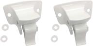 🛒 shoppingsoon 3314067.004b bottom bracket assembly: wall mount bracket for rv camper trailer white - 2 pcs set logo