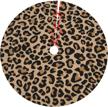 leopard christmas cheetah ornaments decorations logo