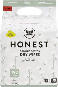 img 4 attached to 🌿 The Honest Company Organic Cotton Dry Wipes, 48 Wipes (4-Pack)