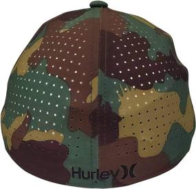 img 1 attached to 🧢 Hurley Men's Curved Bill Baseball Cap in Phantom Ripstop Fabric