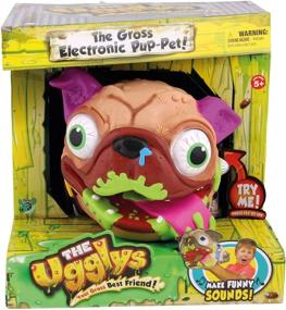 img 3 attached to Ugglys Pug Electronic Pet Beige: Lifelike and Interactive Pug Toy
