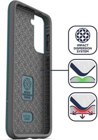 img 1 attached to 📱 Encased Rebel Series: Samsung Galaxy S21 Plus Belt Clip Case (2021) - Blue - Ultimate Protection with Heavy Duty Holster