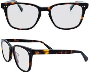 img 4 attached to 👓 Arana AQ A1004 Tortoise: Stylish Blue Light Blocking Photochromic Glasses