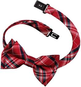 img 1 attached to Retreez Checkered Microfiber Pre Tied Boys' Bow Ties: Stylish Accessories for a Dapper Look