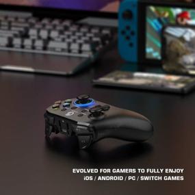 img 2 attached to GameSir T4 Pro Wireless Bluetooth Controller: Nintendo Switch & More - LED Backlight, Turbo Gamepad, Dual Motor Joystick, Programmable for iPhone/Android/PC