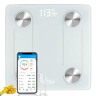 📱 bluetooth smart scale for body fat, bmi analysis, usb rechargeable – plus smartphone app! logo