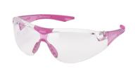 🤓 elvex avion clear temple safety glasses welsg18cslpink logo