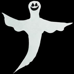 img 2 attached to 👻 Halloween Tree Wrap Ghost Decoration: Enchant Your Outdoor Space with Smiling Ghost Design - Perfect for Ghost Parties!