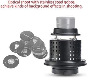 img 3 attached to 💡 Conical Snoot Bowens Mount Studio Lighting Accessory for LED Continuous and Strobe Light - Bowens Mount Photographic Equipment Accessories (Lens Not Included)