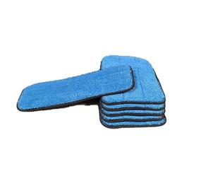 img 4 attached to 🧹 Premium 10 Inch Microfiber Wet and Dry Mop Refill Pads | Compatible with 9-10 Inch Mop Frames | Pack of 6