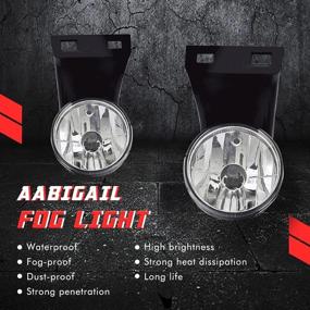 img 3 attached to 🔦 Clear Lens Fog Lights Replacement for 1994-2001 Dodge Ram 1500 2500 3500 Pick Up Truck - 881 12V 27W Halogen Bulbs Included