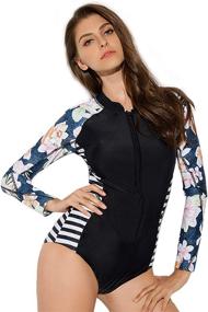 img 2 attached to YOUBUY Swimsuit Surfing Swimwear: Stylish and Functional Women's Clothing in Swimsuits & Cover Ups