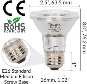 img 2 attached to 💡 Simba LightingTM Halogen 39PAR20 LED Bulb for Industrial Electrical Applications