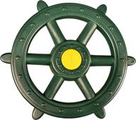 🦍 gorilla playsets 07-0015-g large green ship wheel swing set accessory: enhancing outdoor fun! логотип