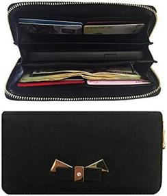 img 4 attached to Vera Womens Around Leather Organizer Women's Handbags & Wallets for Wallets