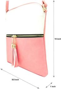 img 2 attached to 👜 Versatile and Stylish Solene Faux Leather Crossbody Bag - Lightweight Medium Purse with Convenient Shoulder Strap