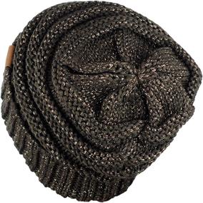 img 2 attached to 🧣 NYFASHION101 Thick Winter Beanie Hat - Oversized, Baggy, Slouchy Style for Extra Warmth